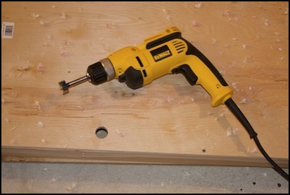 Power Drill with Hole bit 1233